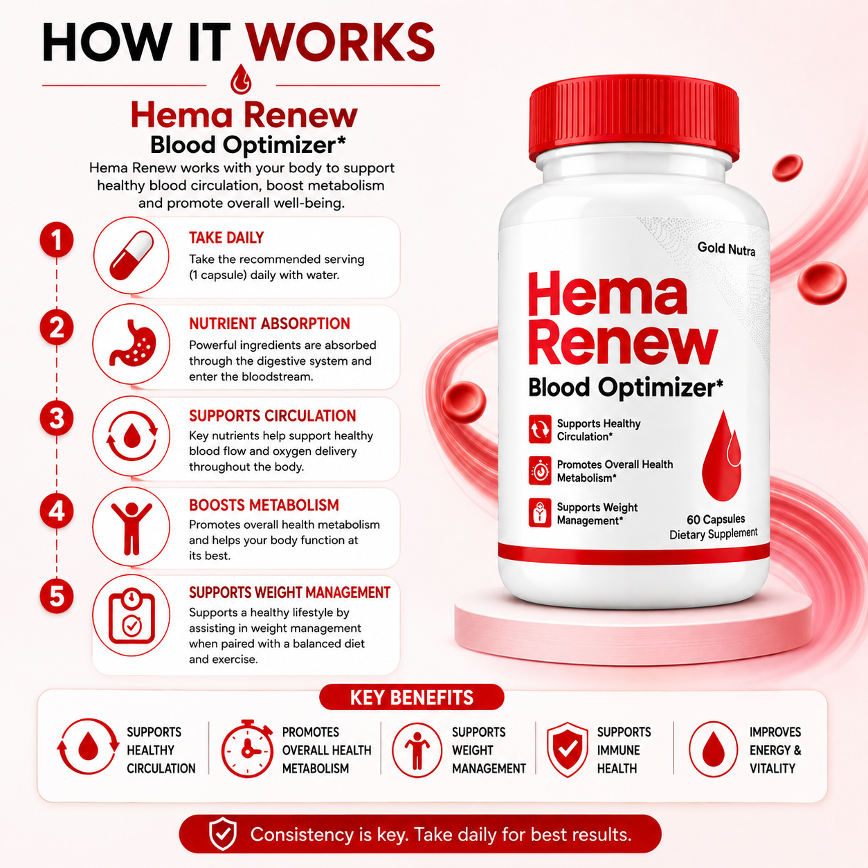 How Hema Renew Works — 5 steps